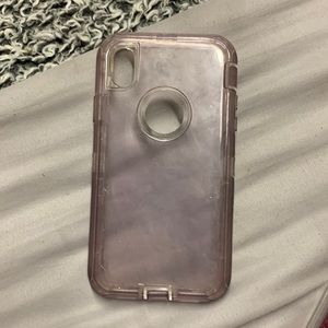 Light purple protective case. iPhone XR